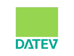 Datev logo for ERP integration with FutureLog
